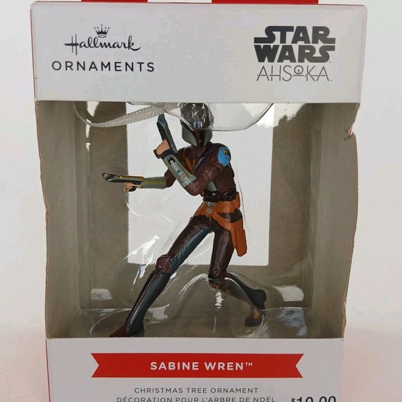 Hallmark 2024 Star Wars: Ahsoka SABINE WREN Christmas Ornament Lucasfilm NIB - Picture 1 of 7
